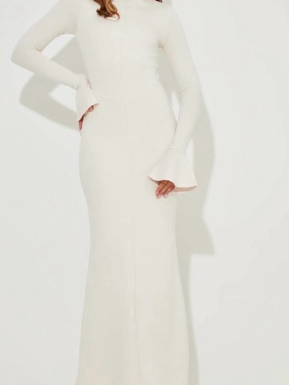 Odd Muse Knit Maxi Cream